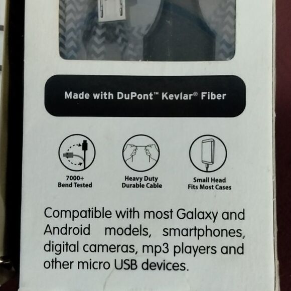 New Without tags "Finesse" earbuds with mic & Micro-USB Cable - Picture 8 of 8